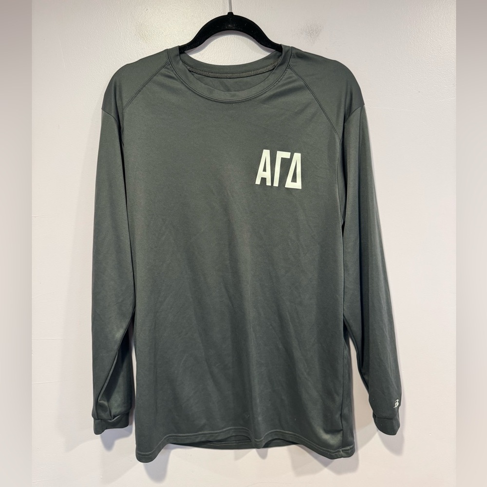 Alpha Gamma Delta grey athletic‎ long sleeve